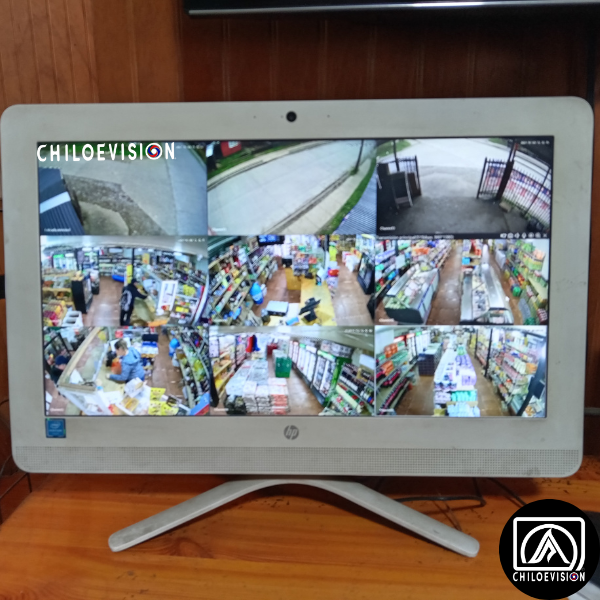 Instalación de Monitores para CCTV en Chiloé