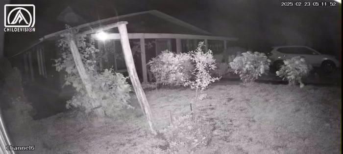 Visualización Diurna Camaras de vigilancia en chiloe