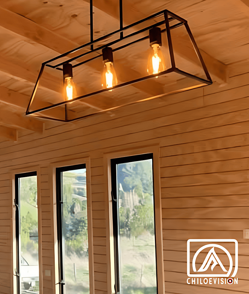  instalación de iluminación decorativa para el hogar en Chiloé