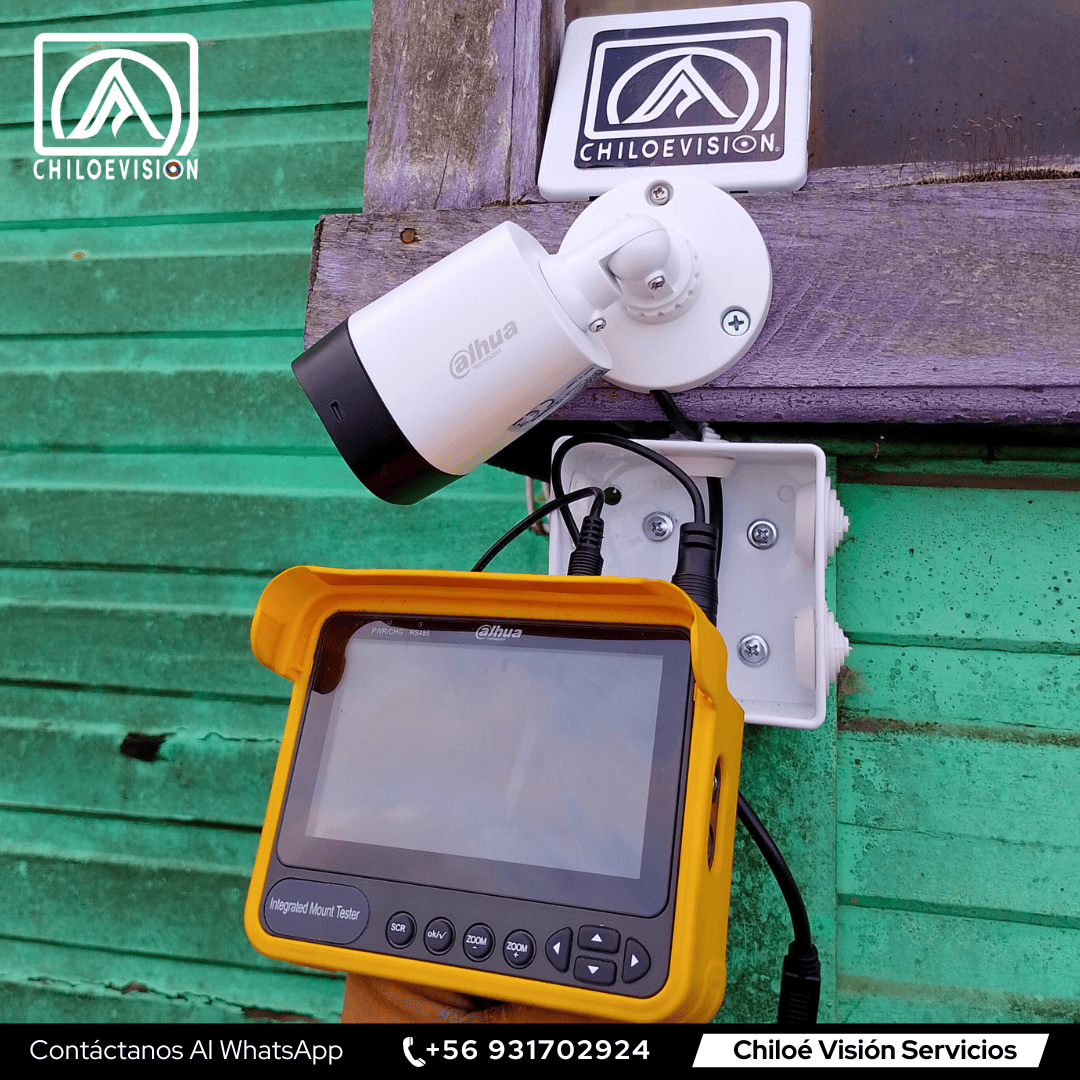 Cámara instalada en local comercial de Dalcahue