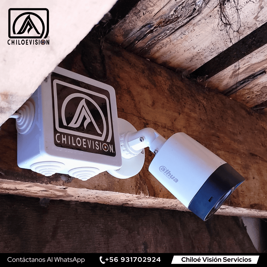 Instalación de camaras CCTV en Dalcahue- Chiloe Vision SpA