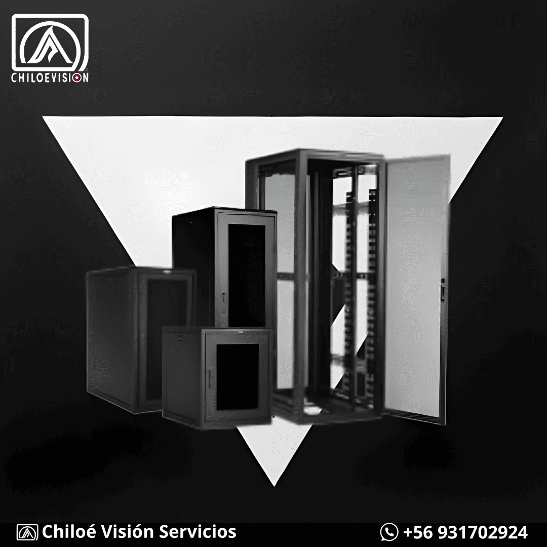 Rack Metálico de Seguridad para CCTV en Chiloé 