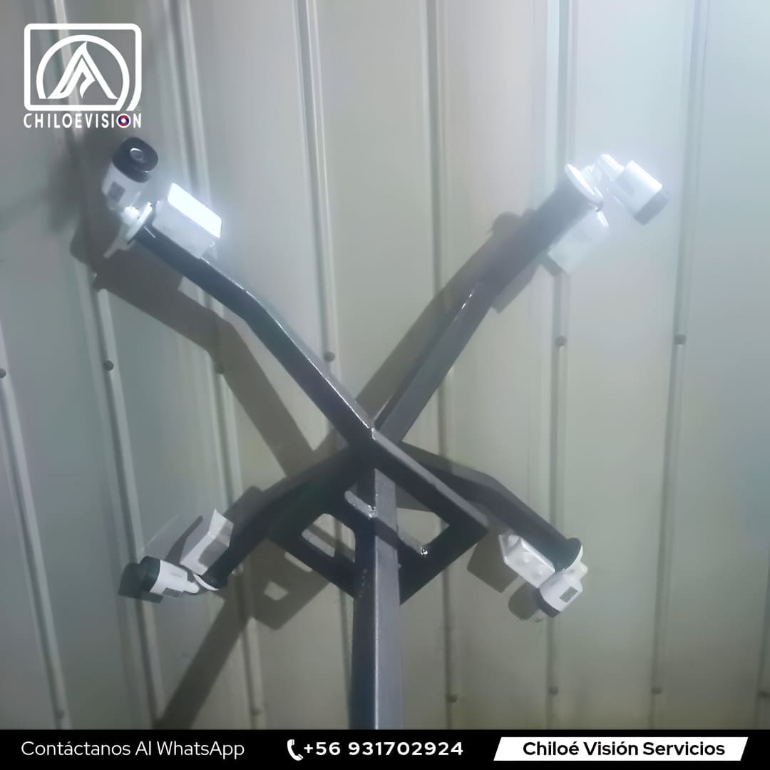 Cámaras de Seguridad con Soporte Metalico Modular
