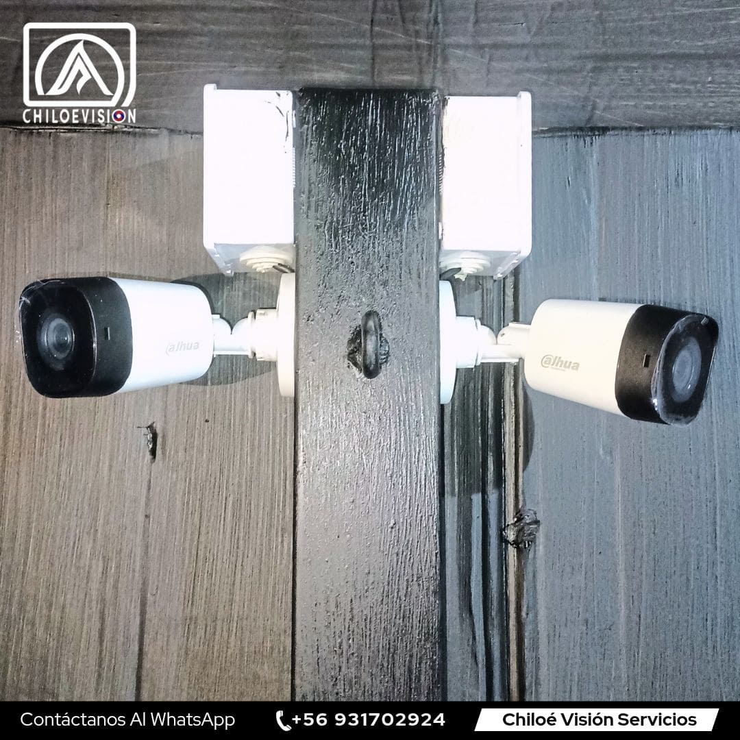 Instalación y mantenimiento de cámaras de seguridad CCTV en Chiloé