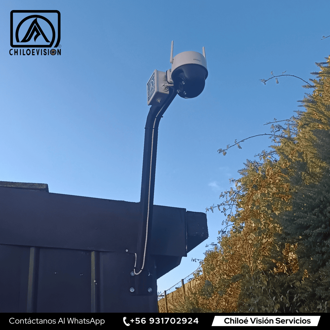Cámaras de Seguridad WiFi con Brazo Metálico en Chiloé