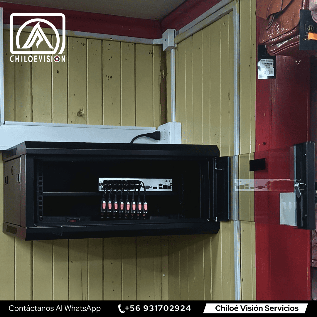 Gabinetes y Rack de CCTV en Chiloé