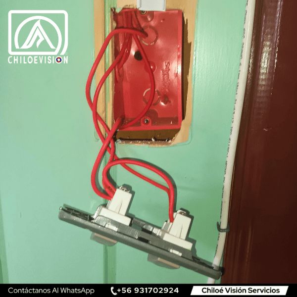 Cambio de Interruptor Tradicional a wifi en Chiloé