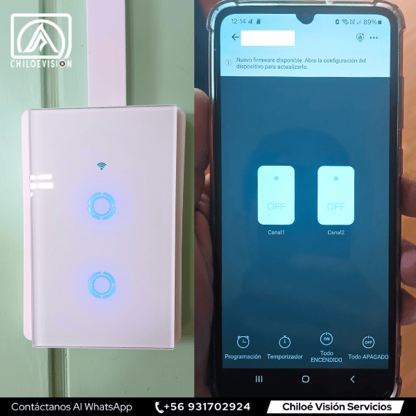 Instalacion y Configuracion de Interruptor WiFi en Chiloe