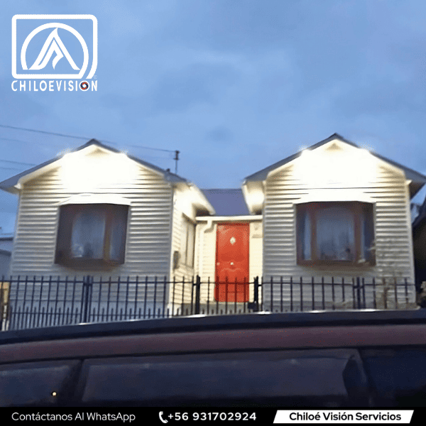 Iluminación LED en Chiloé