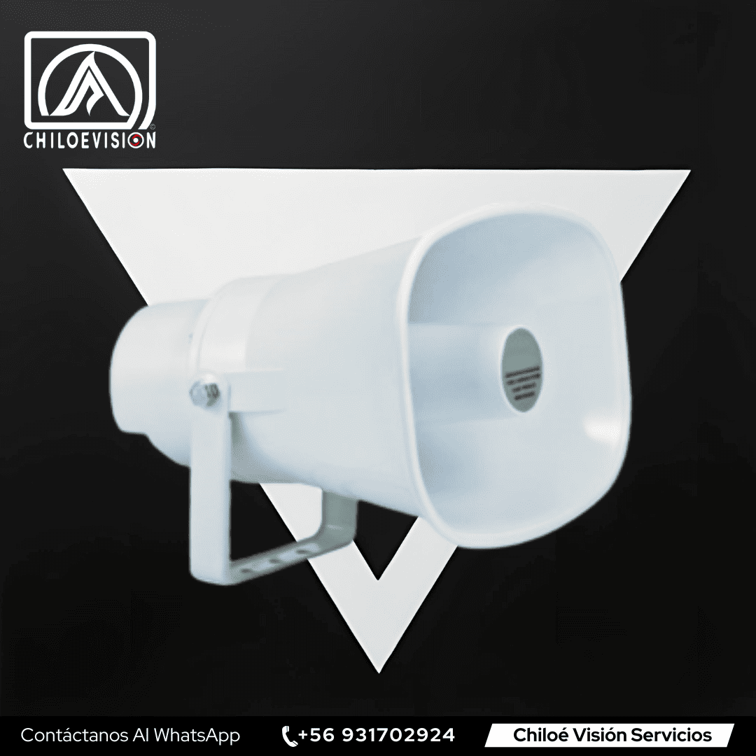 Megáfono para CCTV en Chiloé