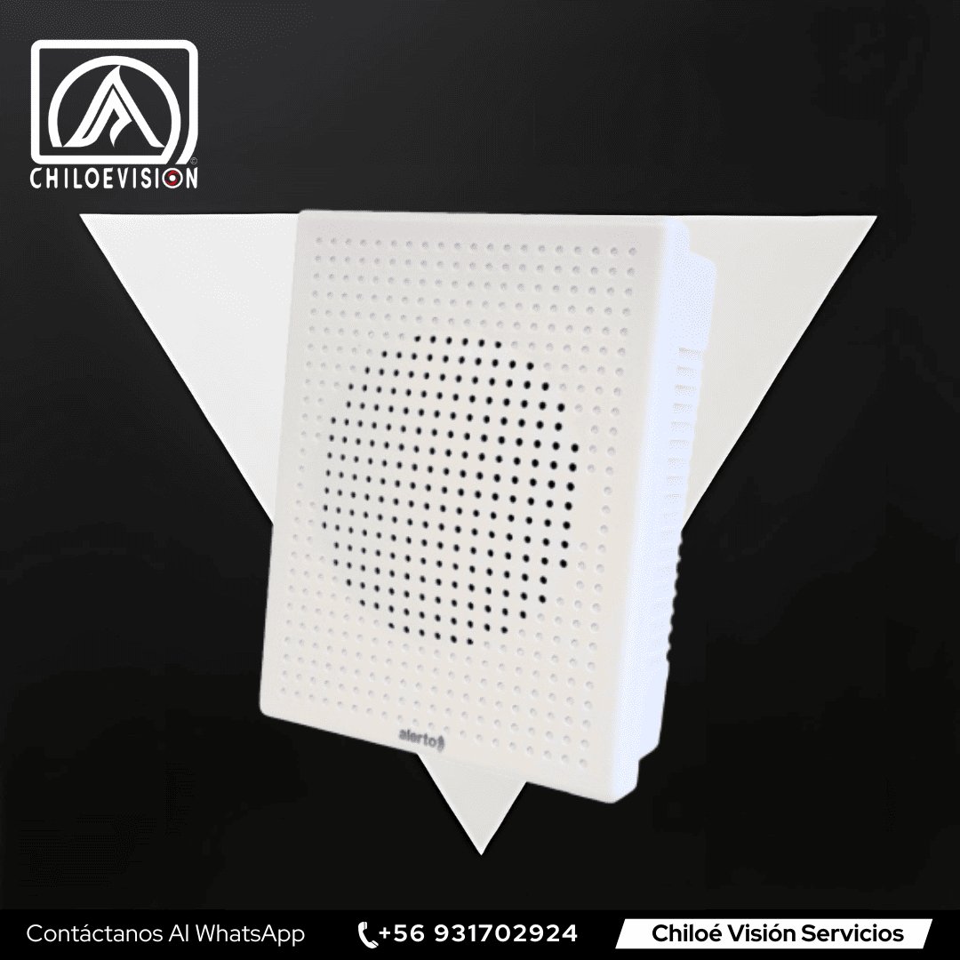 Altavoz y microfono para Sistemas CCTV en Chiloé
