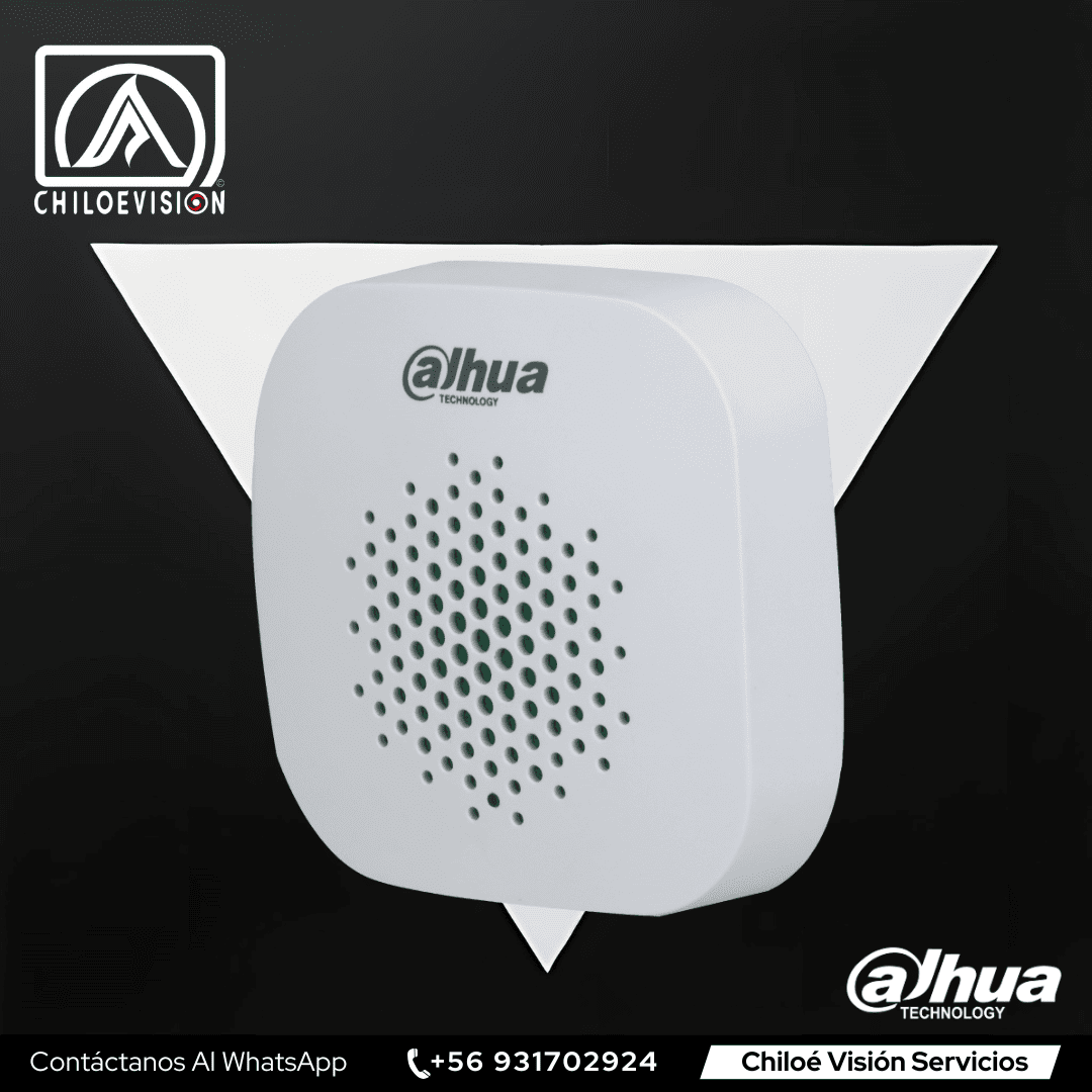 Sirena Interior Inalámbrica Dahua 105DCB – Seguridad Total para tu Hogar o Negocio con instalacion en Chiloé