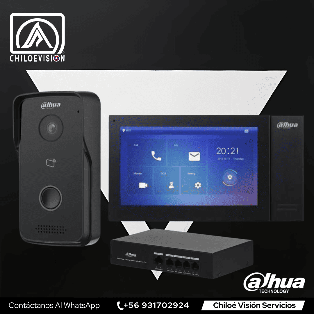 Kit de Video Portero Dahua – Seguridad y Confort para tu Hogar o Negocio con Instalación en Chiloé