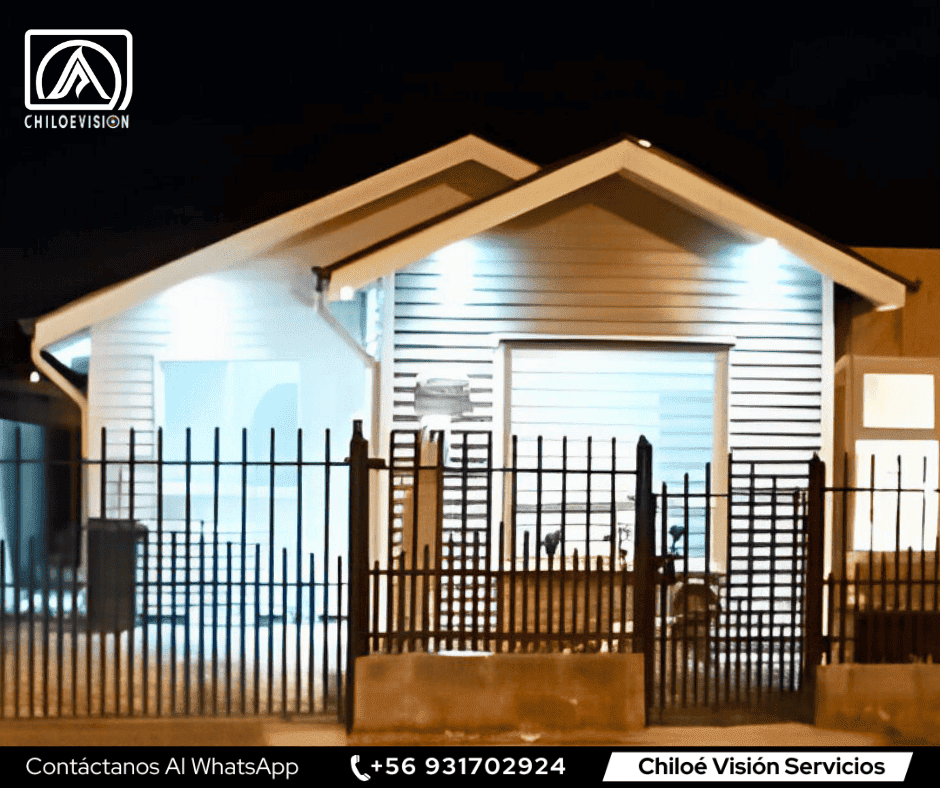 Instalación de Iluminación Automatizada en Chiloé