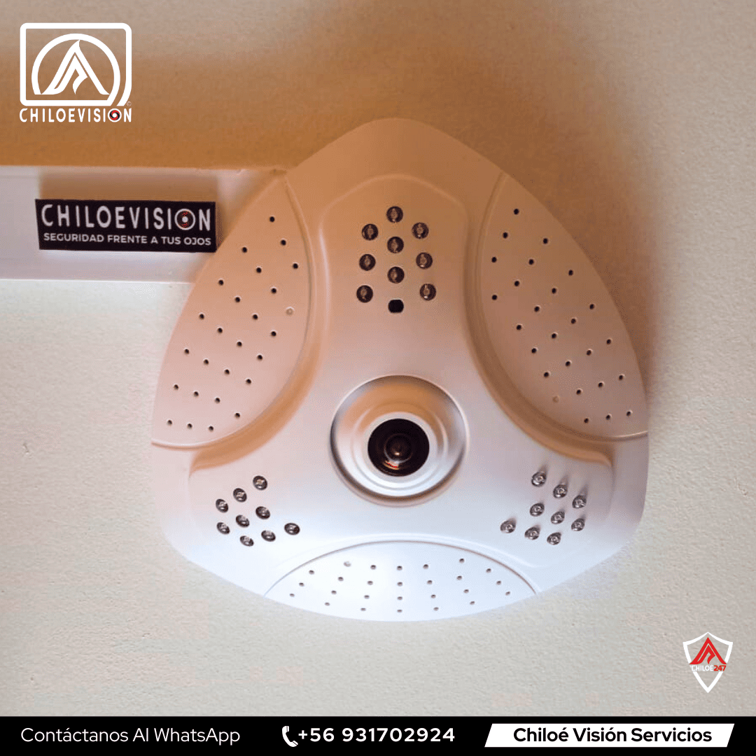Cámaras Fisheye en Chiloé – Vigilancia panorámica de 360°