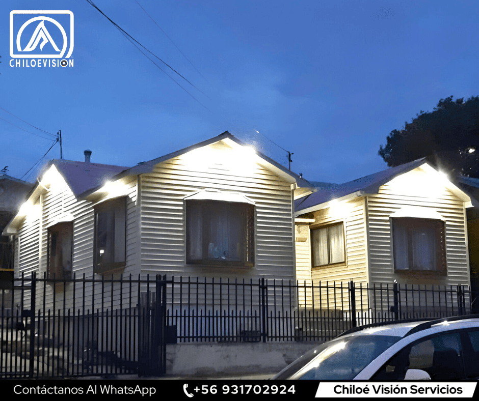 Servicios de electricidad en Achao, Chiloé