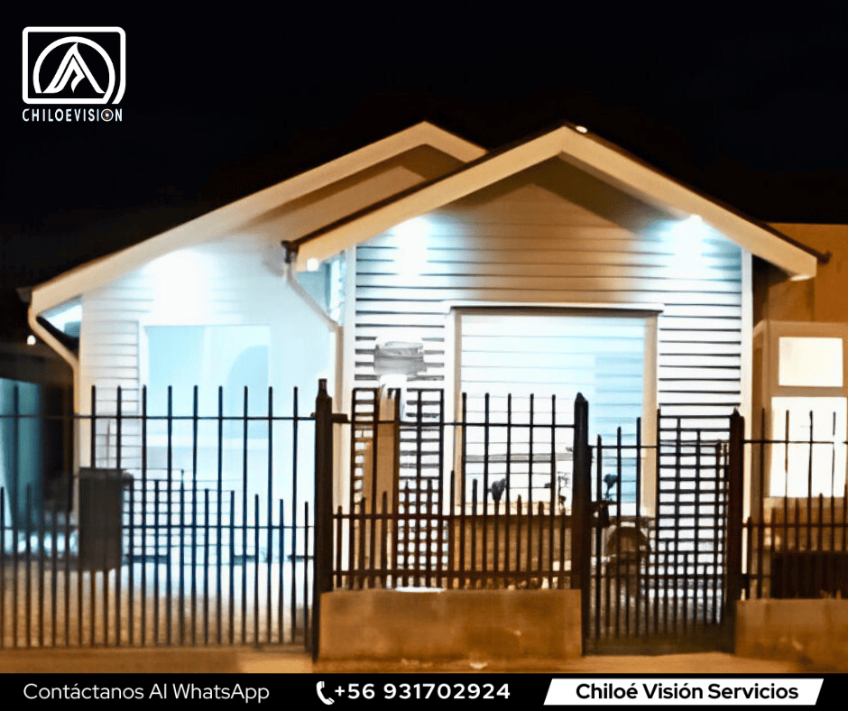 Instalación de Luces Led en Chiloé