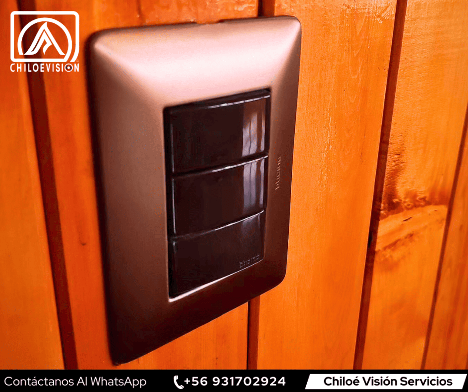 Instalación de interruptor en Chiloé