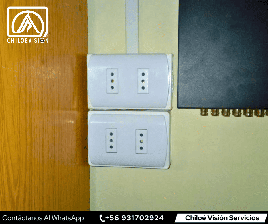 Instalación de enchufes simples, dobles y triples en Chiloé: