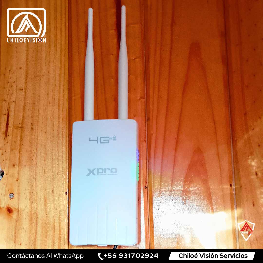 Router de Internet en Chiloé