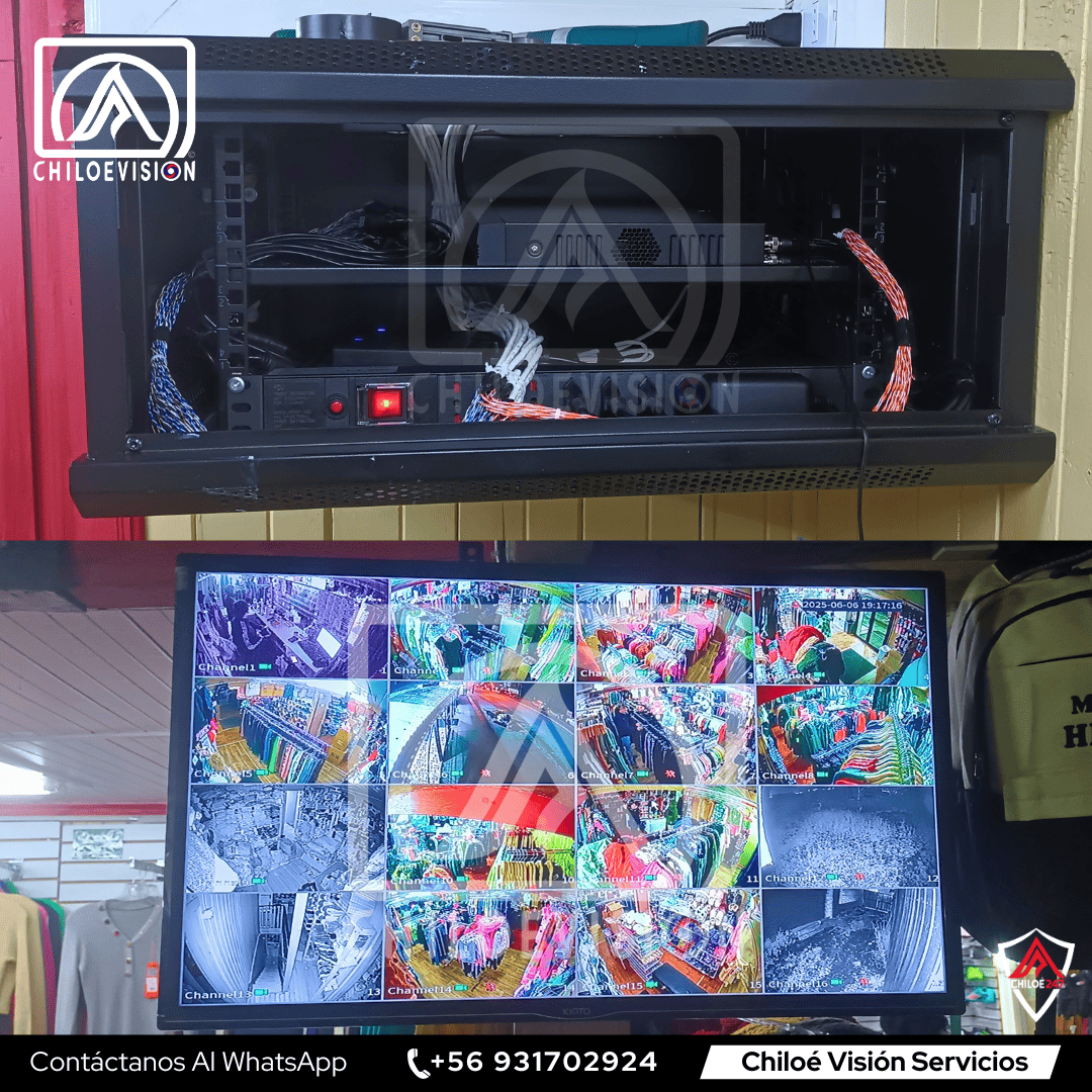 Instalación de Cámaras de Vigilancia CCTV Dahua en Chiloé