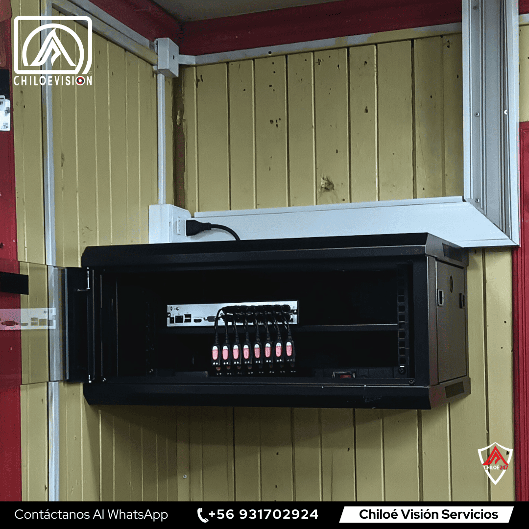 Rack y Gabinetes de CCTV en Chiloé