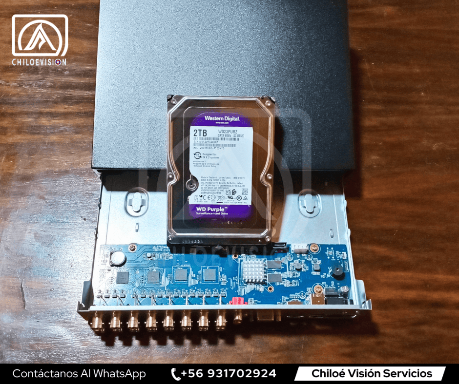 Instalación de Grabadores DVR, XVR y NVR en Chiloé