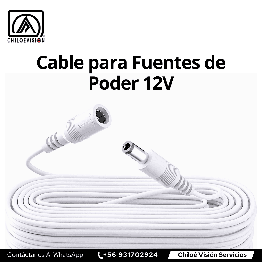 Cable para Fuentes de Poder 12 Volts