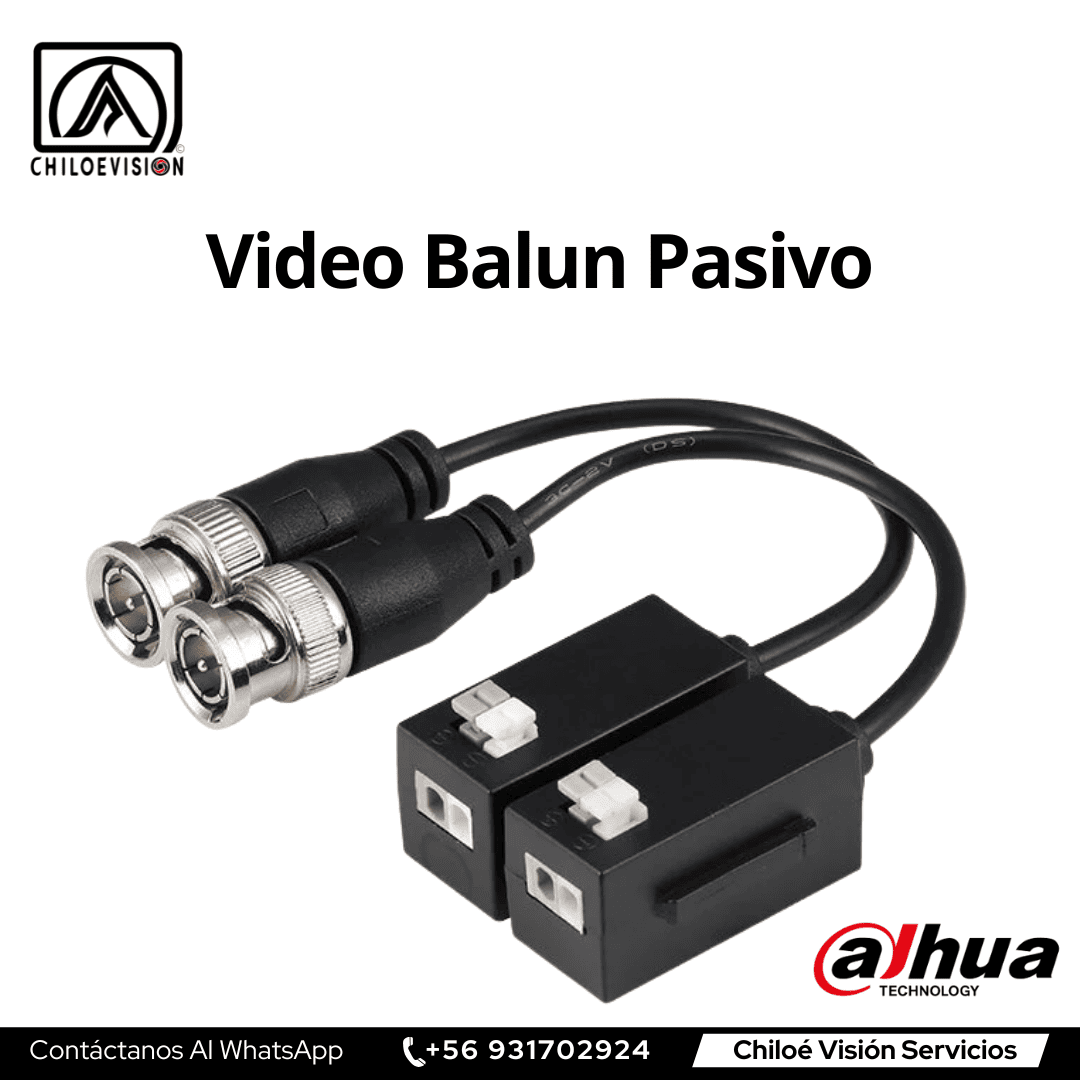 Video Balun Pasivo para Sistemas CCTV