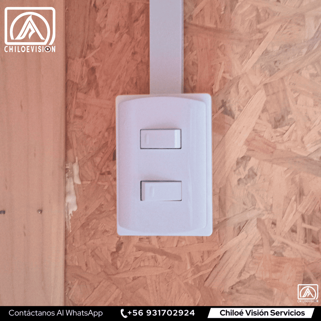 Instalación de Interruptores en Achao, Chiloé