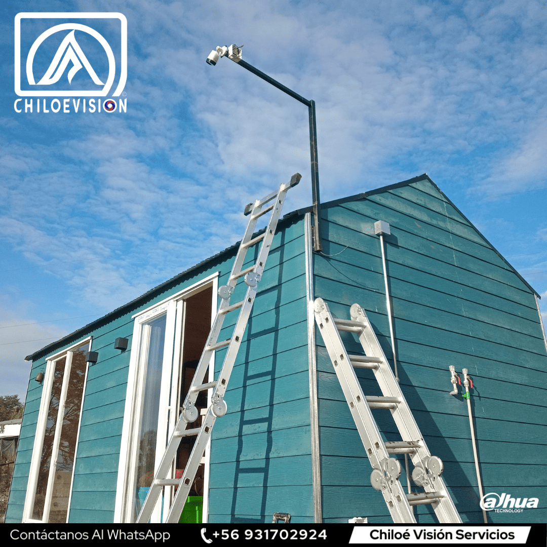 Instalación de cámaras de seguridad en Queilen, Chiloé