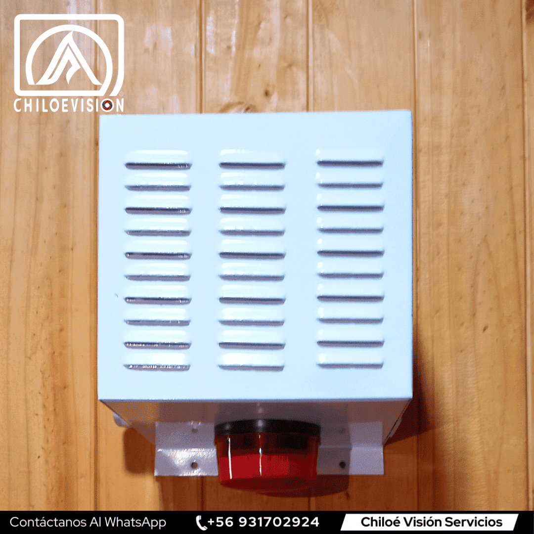 Instalación de kits de alarmas comunitarias en Chiloé