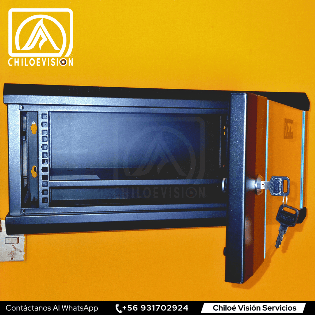 Rack para CCTV (gabinete metálico)