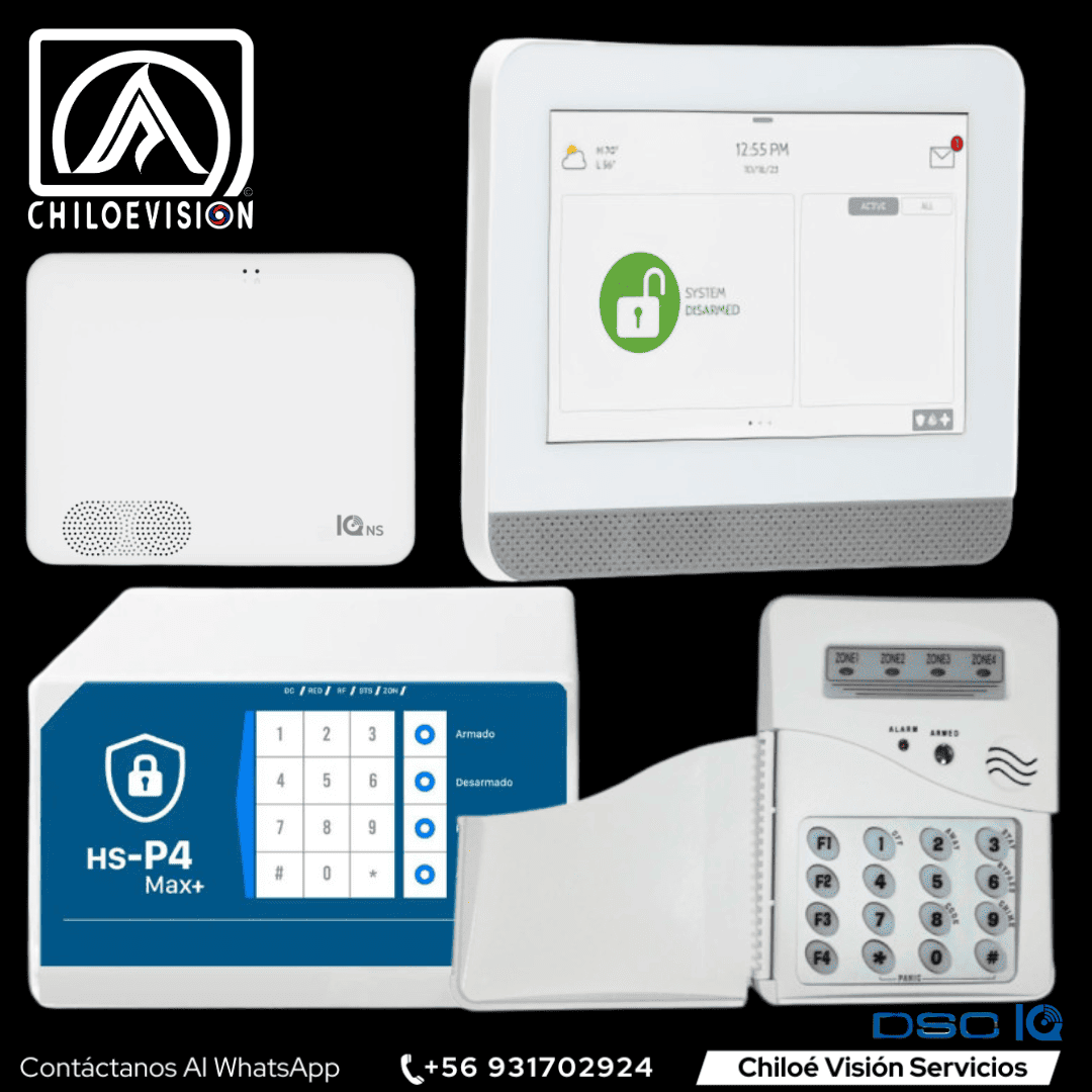 Alarmas, Panel de Control y Centrales en chiloe