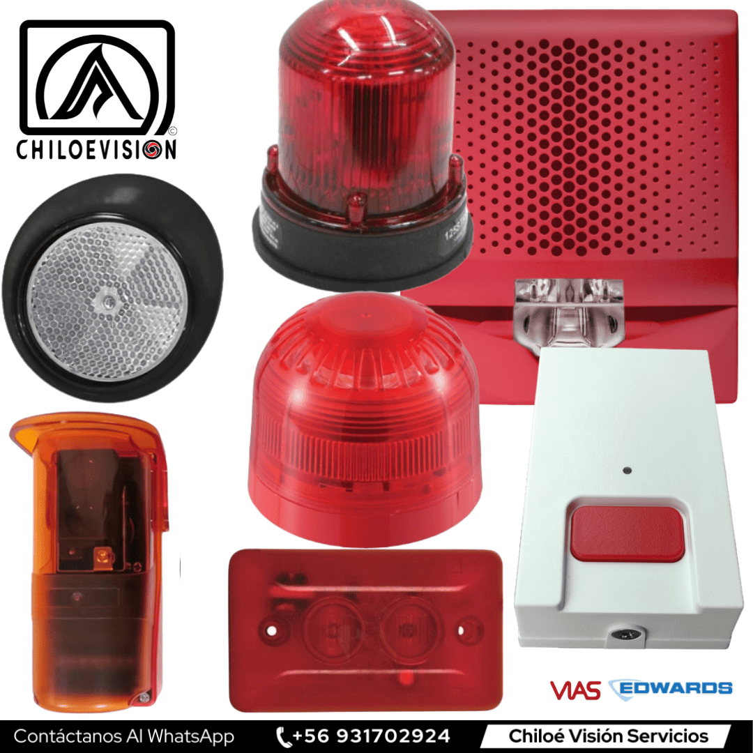 Dispositivos y Accesorios de Disuasión y Aviso en Sistemas de Alarmas en chiloe 