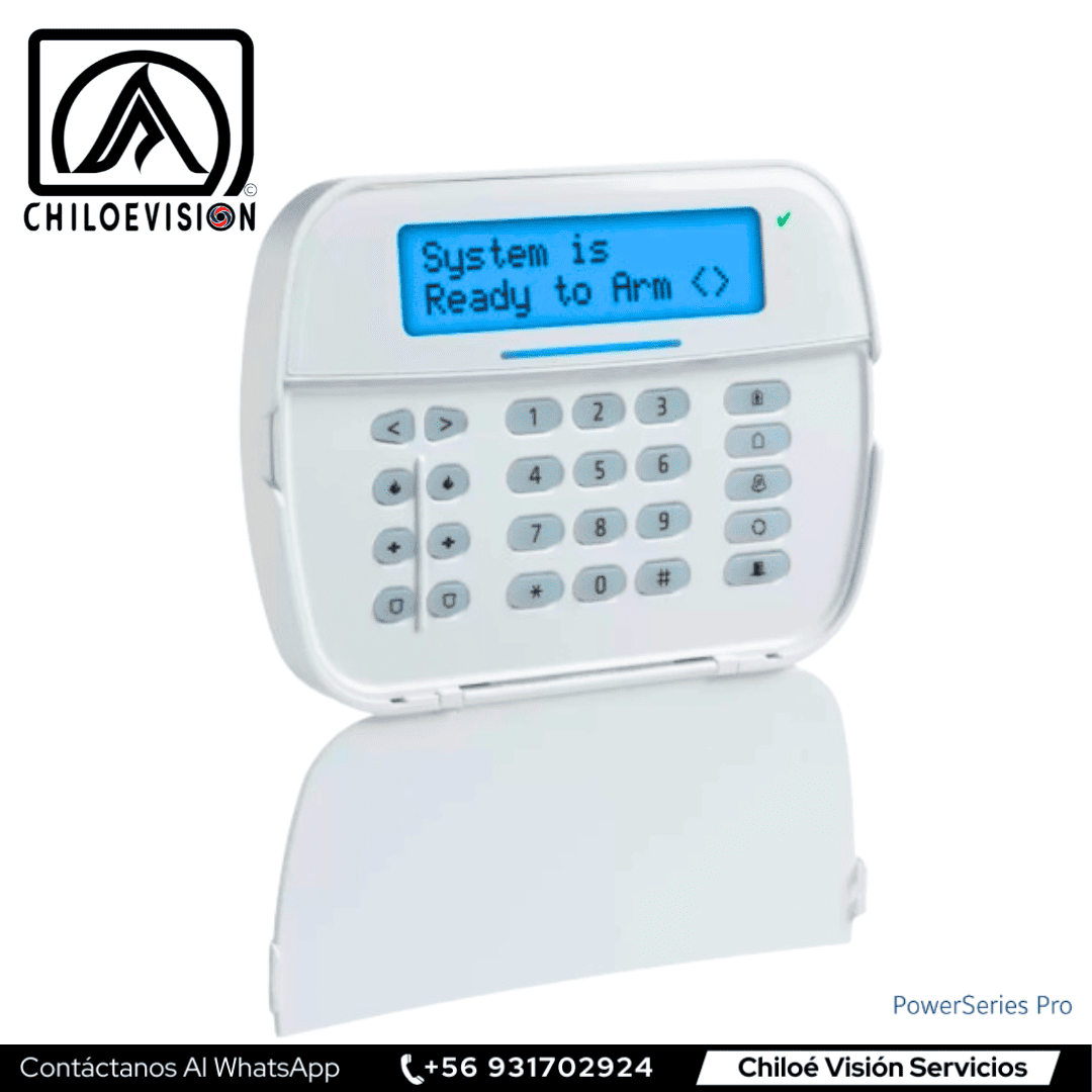 Teclados para Sistemas de Alarmas Dahua, Power Serie Pro y Hikvision en Chiloé
