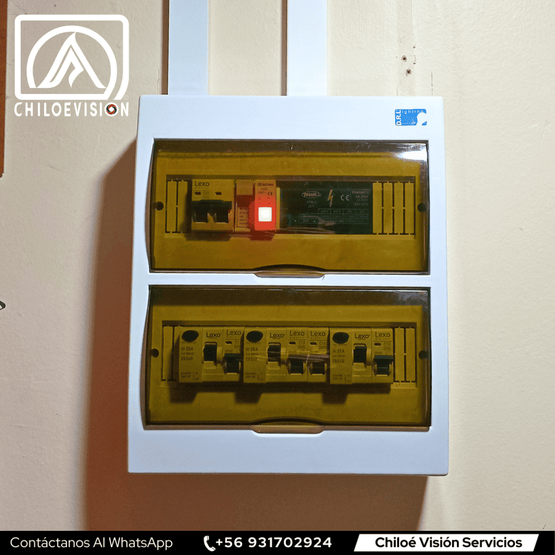 Instalación de tableros eléctricos en Chiloé