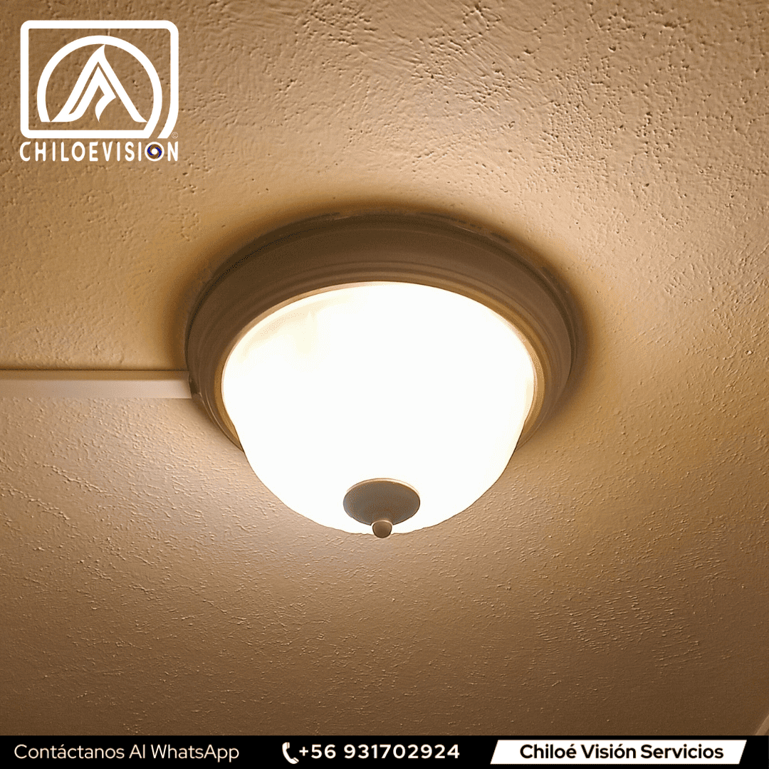 Instalación de Lámparas Decorativas, Plafones y Focos en Queilen, Chiloé – Chiloe Vision SpA