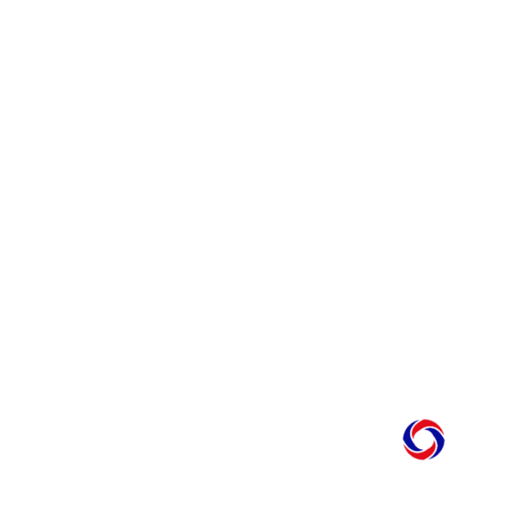 Chiloe Vision - Seguridad frente a tus ojos.  Chiloe Vision SpA (Logo color blanco)