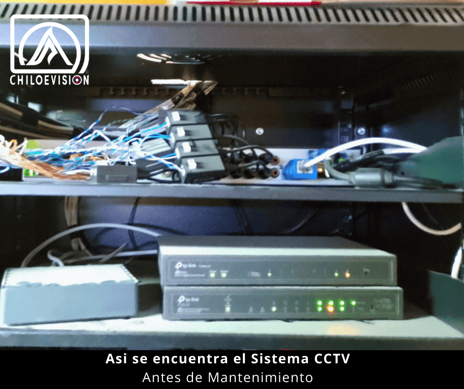 Mantenimiento y Revisión de Switch PoE y Sistemas de Cámaras de Seguridad CCTV en Chiloé