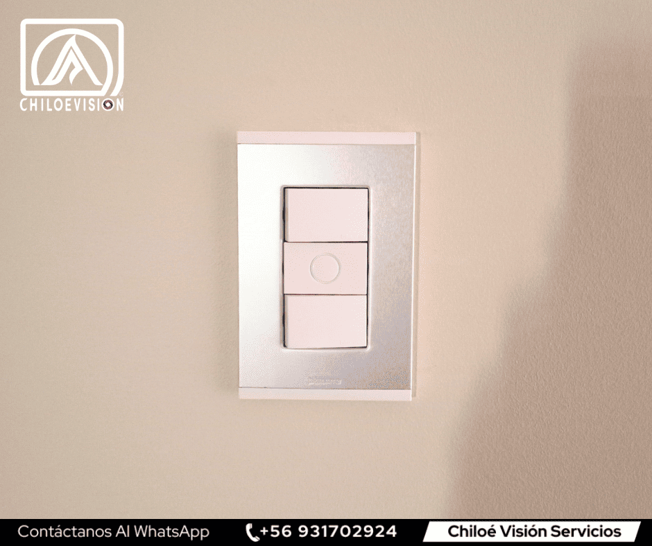 Instalación de Interruptores WiFi y Tradicionales en Queilen – Chiloe Vision SpA