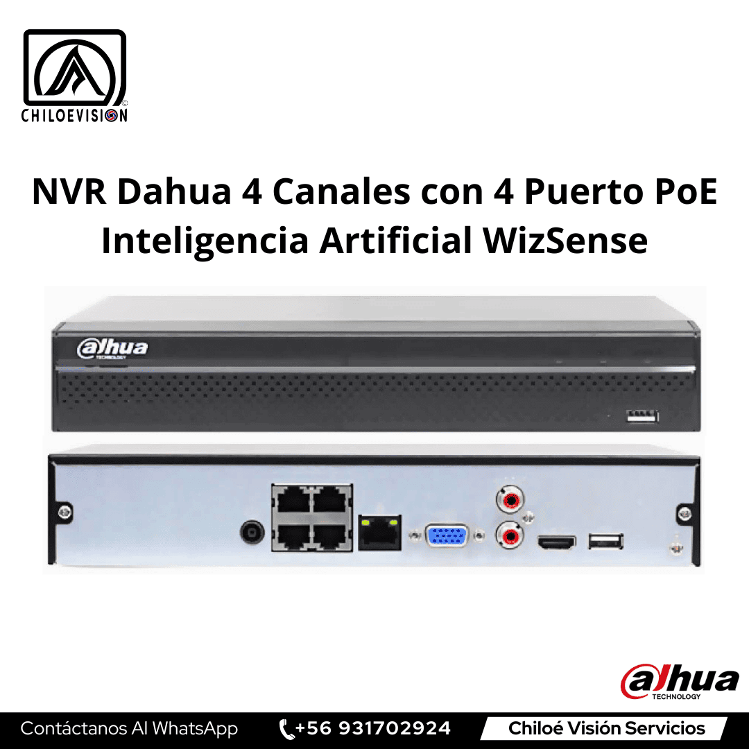 Grabadores NVR, XVR y DVR en Chiloé