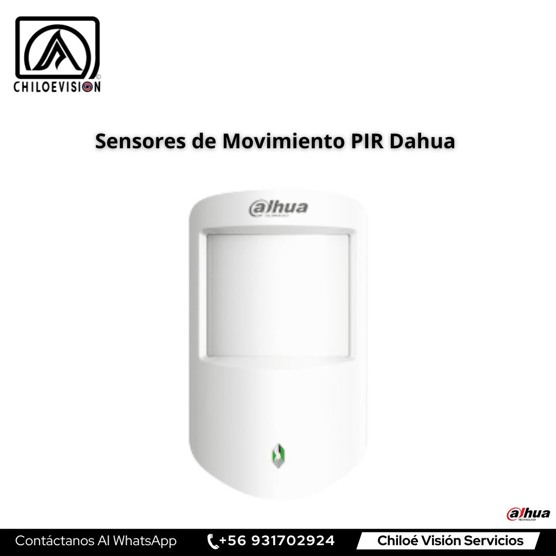 Sensores de Movimiento PIR Dahua - Instalación en Chiloé
