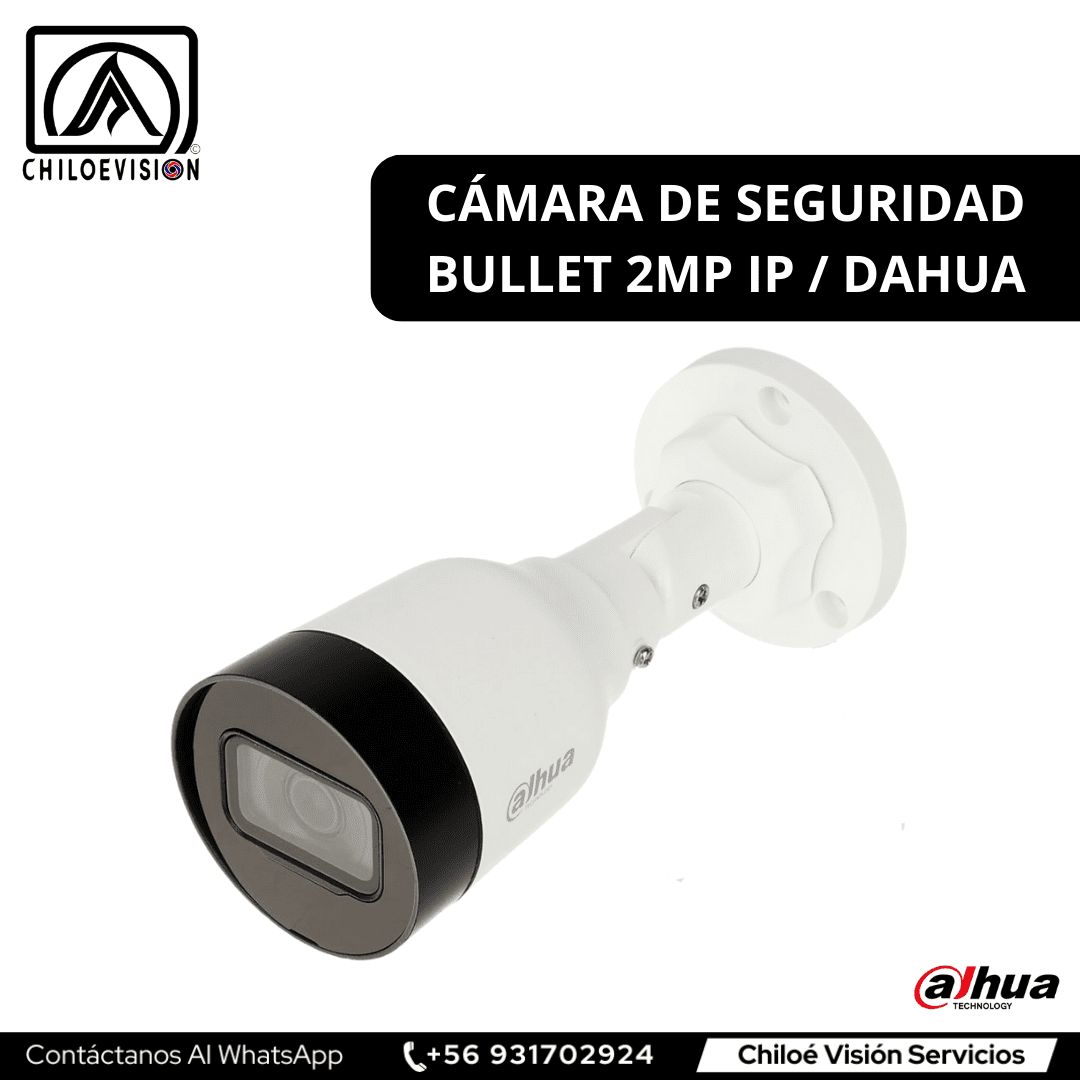Cámara de seguridad Bullet con Instalación en Chiloé