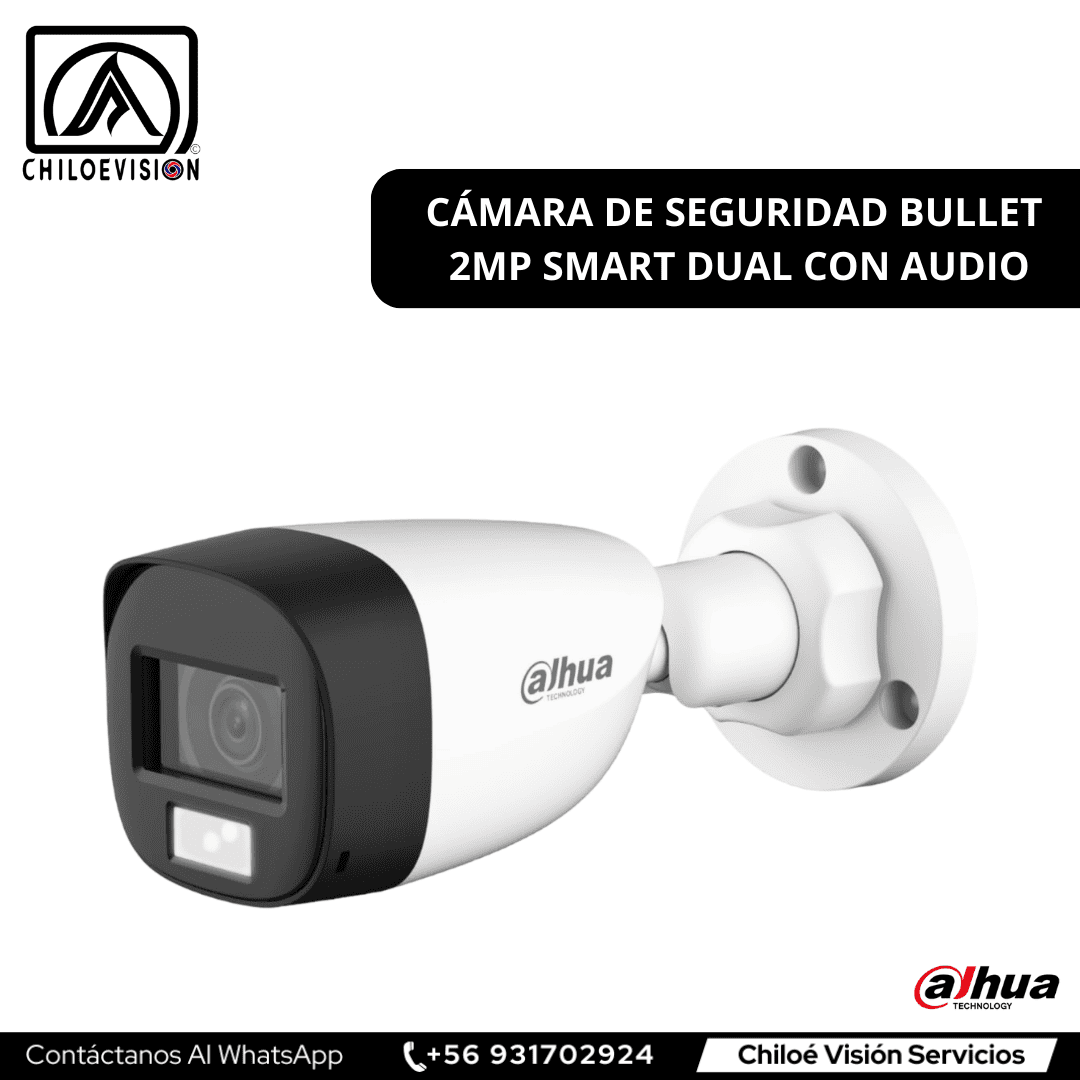 Cámara de Seguridad Bullet con Audio en Chiloé