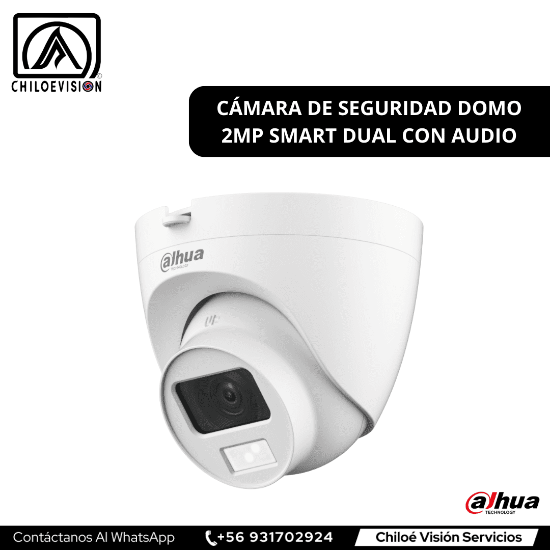 Cámara de Seguridad Domo con Audio en Chiloé