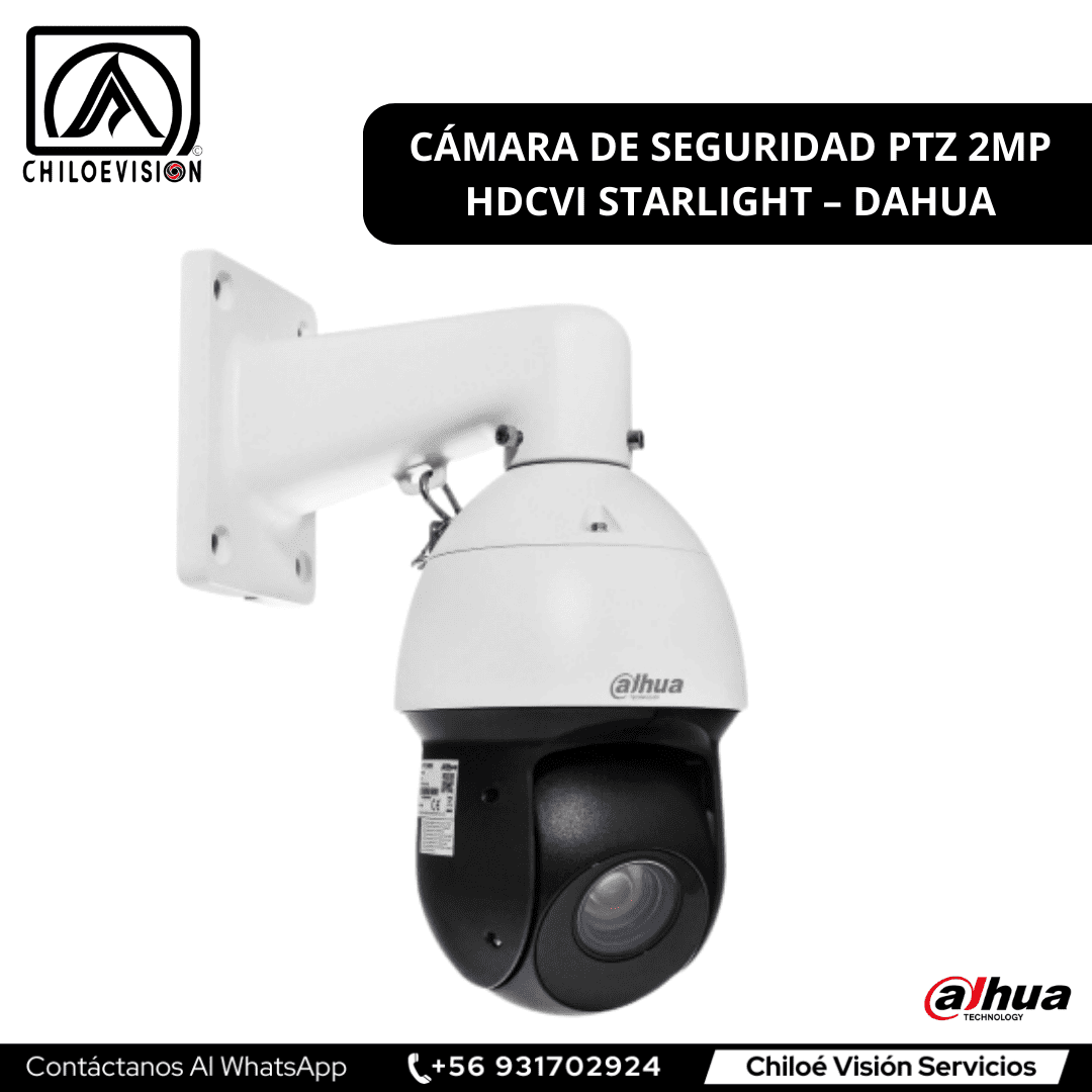 Cámara de Seguridad PTZ 360 en Chiloé