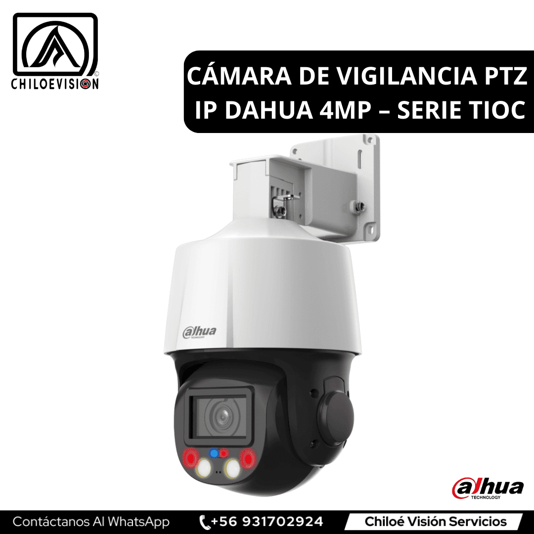 Cámara de Seguridad PTZ con Instalacion en Chiloé