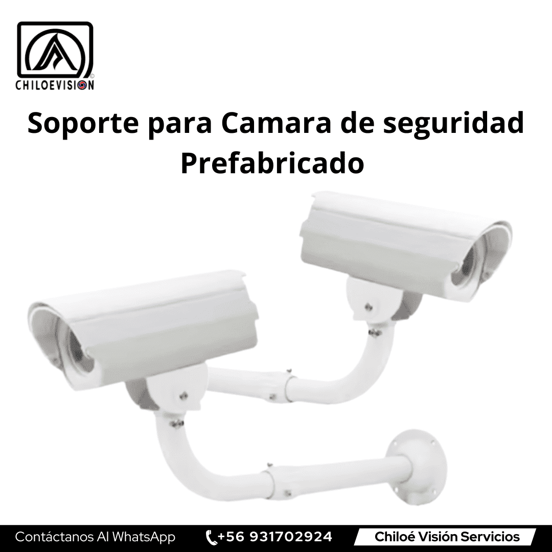 Soporte para Cámara de Seguridad Prefabricado con Brazo Retráctil
