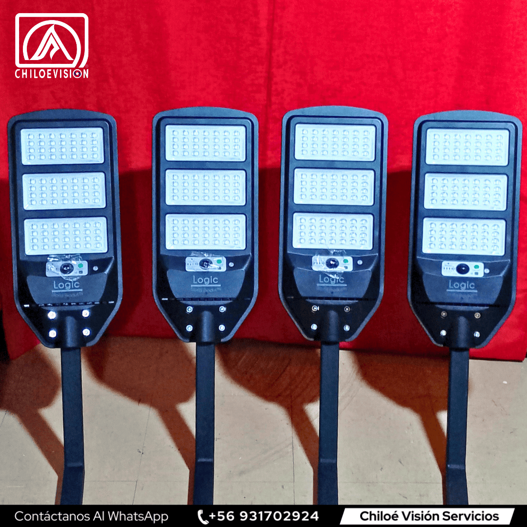 Iluminación Solar con Soportes Metálicos en Chiloé – Chiloé Vision SPA